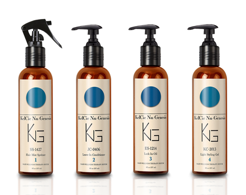 KNG Four 8oz Bottle Natural Hair Care, Kinky Hair, Coily Hair